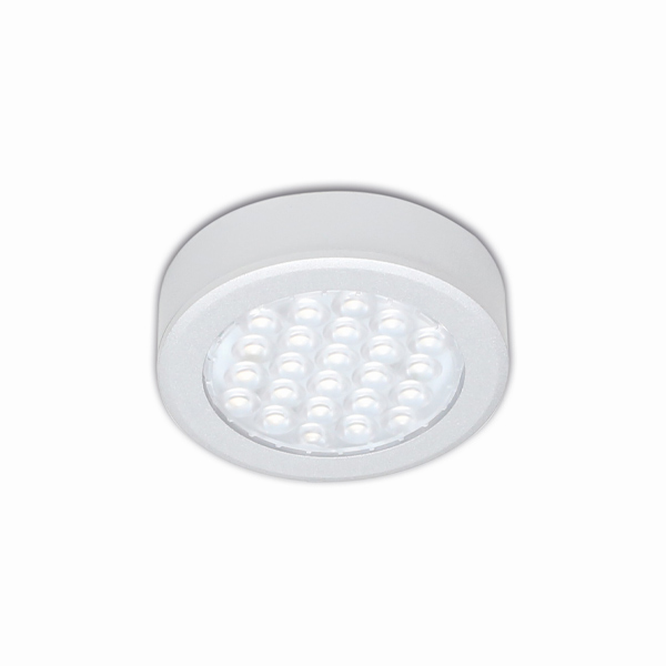 Комплект из 6-и светильников LED Круглое кольцо/Round Ring, 3000K, отделка под алюминий