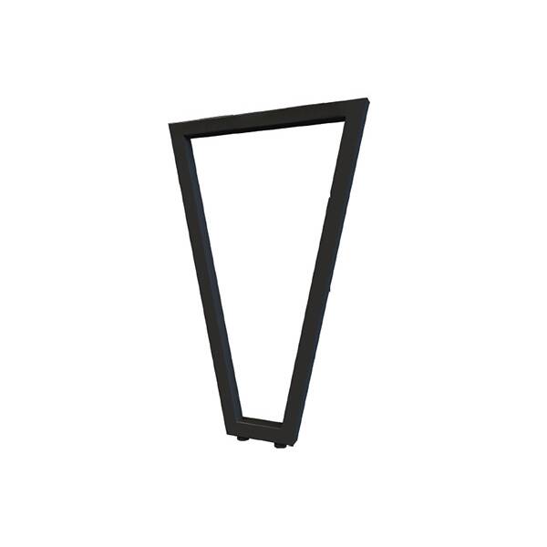 Опора для стола V-образная Лиссабон-Т, l.550, h.870, отделка черный бархат (матовый)