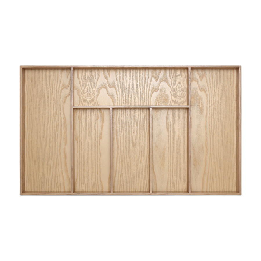 Легно/Legno Емкость в базу 800 (725х422) для столовых приборов, отделка под дуб