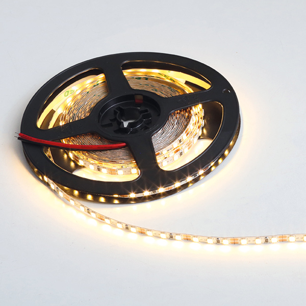 Лента светодиодная SMD2835, 120 LED/м, 9,6Вт/м, 12В, 500Лм./м 5000х5 мм, IP 20, 3000-3500К (теплый белый)