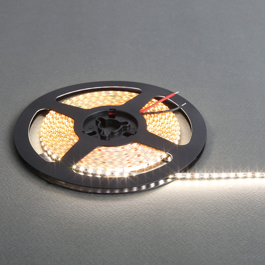 Светодиодная лента SMD2216, 182 LED/м, 7,2Вт/м, 24В, CRI90, 800-900Лм./м 5000х3,5 мм, IP20, 4000 - 4500К (нейтральный белый)