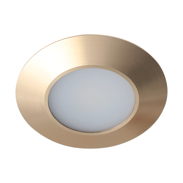 Комплект из 5-ти светильников LED Луна Золотая/Luna Gold, 2,5W/12V, 4500K(нейтральный белый), отделка золото(анодировка)