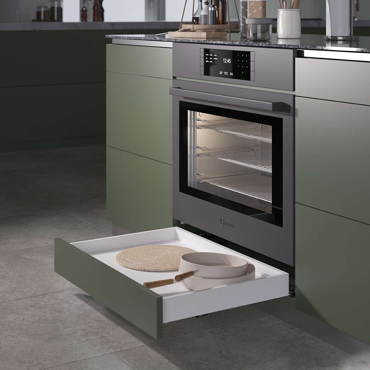 M’АртБокс/M’Artbox 13M Push Комплект ящика H=72, L=450, отделка белая