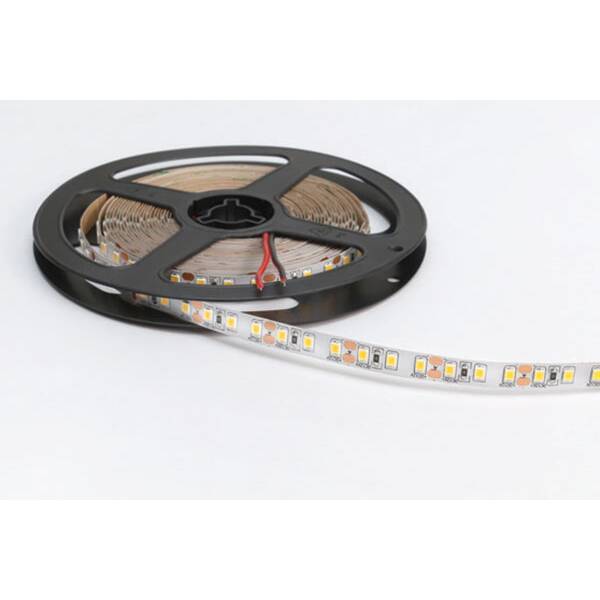 Лента светодиодная SMD2835, 120 LED/м, 12Вт/м, 12В, 800-920 Лм./м 5000х8 мм, IP 20, 3000-3500К (теплый белый)