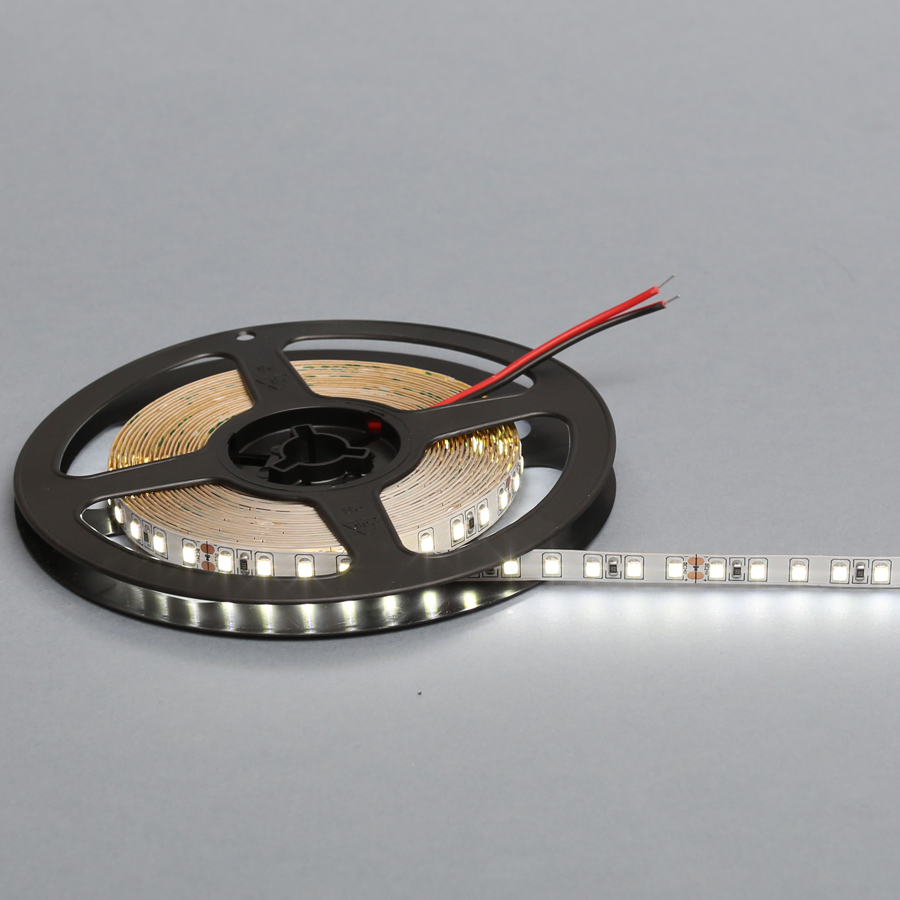 Лента светодиодная SMD2835, 120 LED/м, 9,6Вт/м,24В, 500Лм./м 5000х8 мм, IP 20, 6000-6500К (холодный белый)