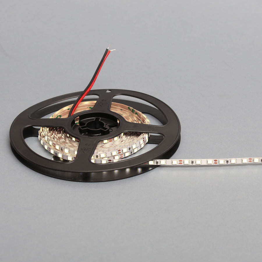 Лента светодиодная SMD2835, 120 LED/м, 9,6Вт/м, 12В, 500Лм./м 5000х4 мм, IP 20, 6000К (холодный белый)