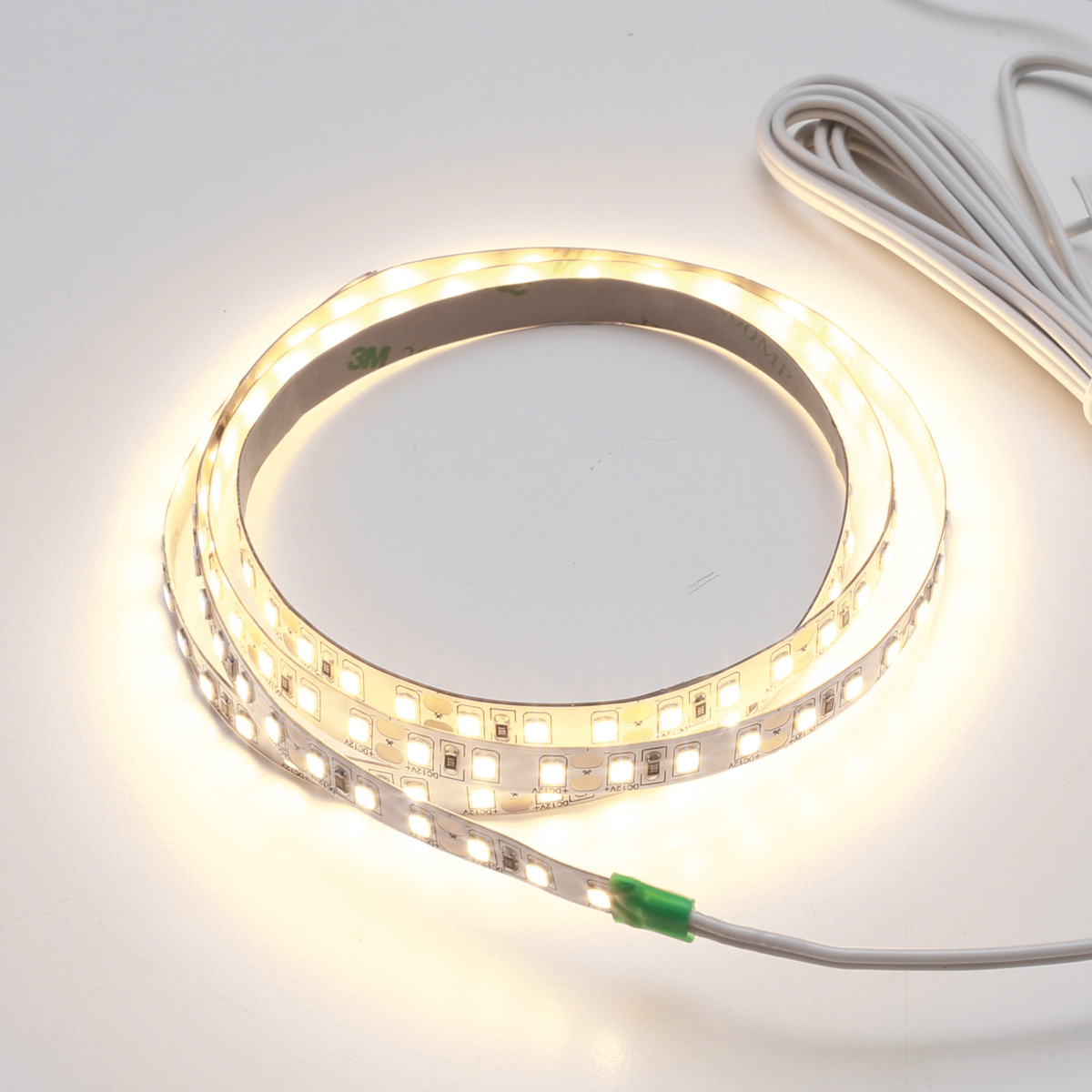 Комплект LED лента SMD2835, 4200K(нейтральный белый), 3м х8 мм, каб. питания 2м, 120 LED/м, 9,6Вт/м, 12В, 1080Лм/м, IP 20