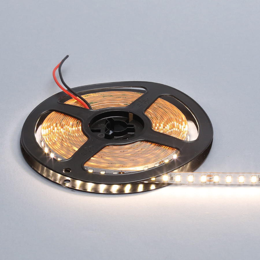 Лента светодиодная SMD2835, 126 LED/м, 13Вт/м, 24В, CRI80, 1500-1800Лм./м 5000х8 мм, IP20, 4000-4500К (нейтральный белый)