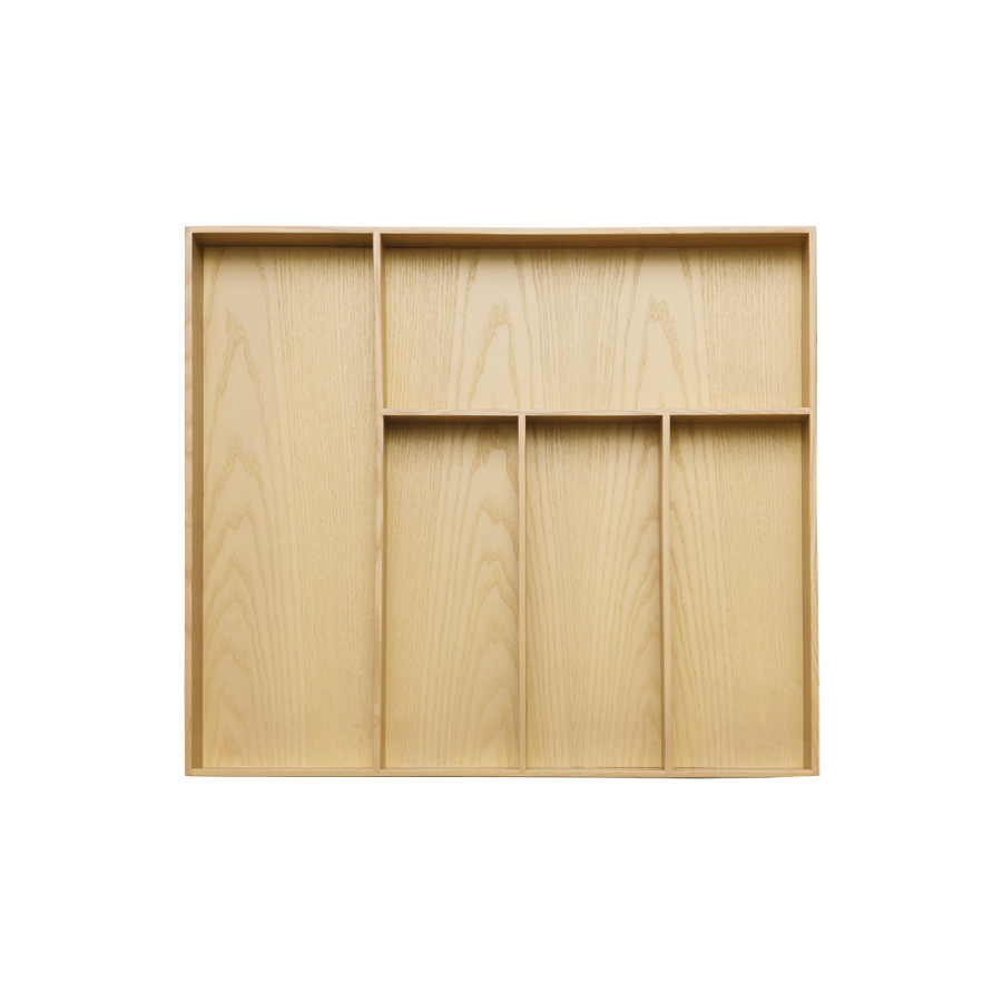 Легно/Legno Емкость в базу 600 (525х472) для столовых приборов, отделка под дуб