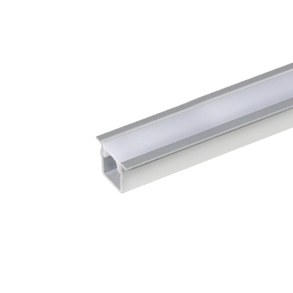 Образец профиля 1009 для LED подсветки врезной, L=100 мм, отделка алюминий