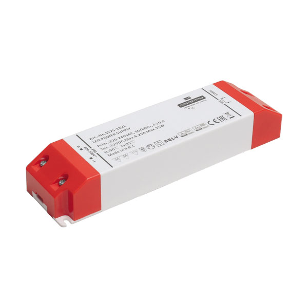 Источник питания 75W, 220-240V/12V, PF0.9, пласт. корп., IP20
