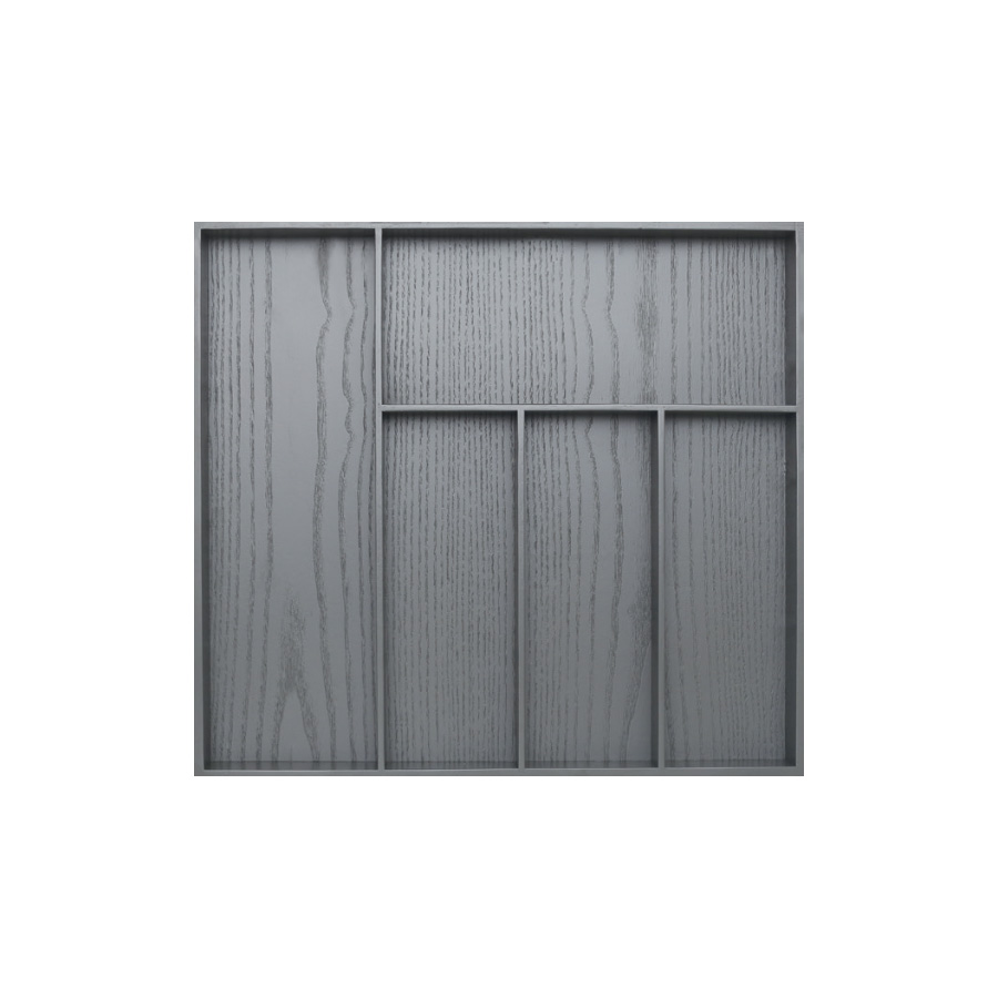 Легно/Legno Емкость в базу 600 (525х472) для столовых приборов, отделка орион серый