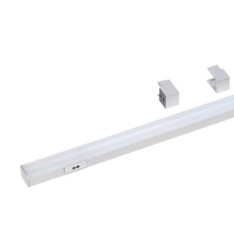 Профиль-светильник LED Дентро/Dentro 1, 412 мм, 2.4W/12V, 6000K, с IR датчиком открытия, для корп.16-18 ДСП с распаш. фасадами, ко