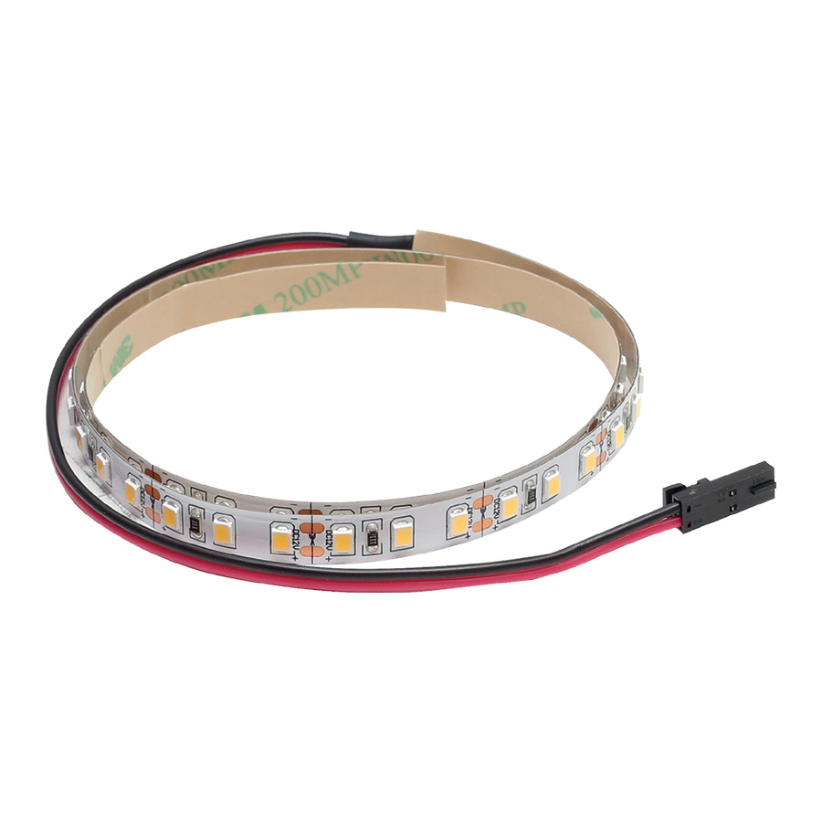 ОБРАЗЕЦ ленты светодиодной SMD2835, 120 LED/м, 14.4Вт/м, 12В, 1400-1500Лм./м 500х8 мм, IP 20, 4000-4500К, с кон. L813