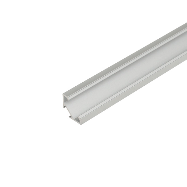 Профиль угловой 1616LG для LED подсветки накладной, L=3000 мм, отделка алюминий (анодировка)