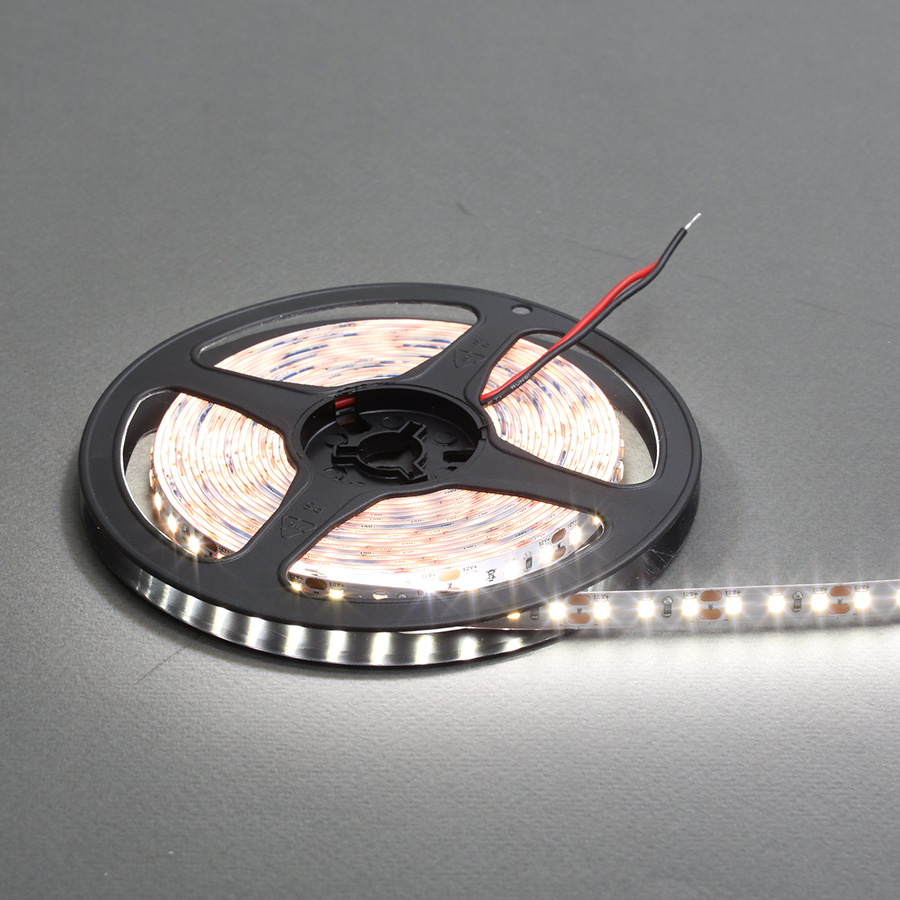 Лента светодиодная SMD2835, 120 LED/м, 13,5Вт/м,12В, CRI95,1142Лм./м 5000х8 мм, IP 20, 5000К (белый/pure white)