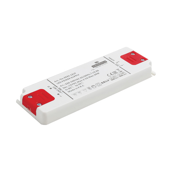 Источник питания 0-30W, 200-240V/12V, PF0.95, пласт. корп., IP20