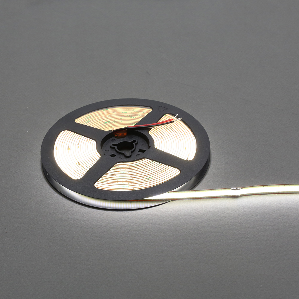 Cветодиодная лента COB 528 LED/м, свободная резка, 13Вт/м, 24В, CRI90, 800-850Лм/м 5000х8 мм, IP20, 5000K (белый/pure white)