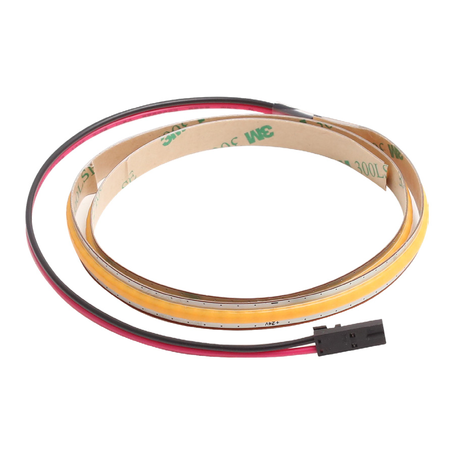 ОБРАЗЕЦ ленты светодиодной COB 528 LED/м, Freely-Cut (1.5mm), 13Вт/м, 24В, CRI90, 800-850Лм/м 500х8 мм, IP20, 5000K (pure white)