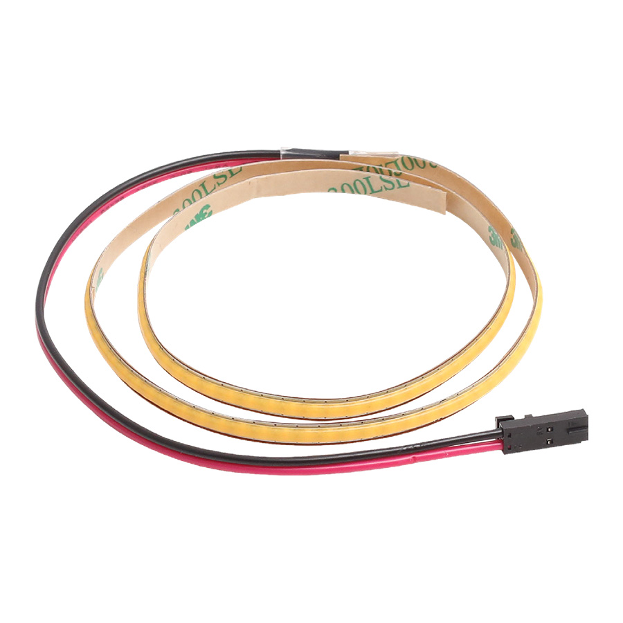 ОБРАЗЕЦ ленты светодиодной COB 528 LED/м, Freely-Cut (1.5mm), 9Вт/м, 24В, CRI90, 550-600Лм/м 500х5 мм, IP20, 5000K (pure white)
