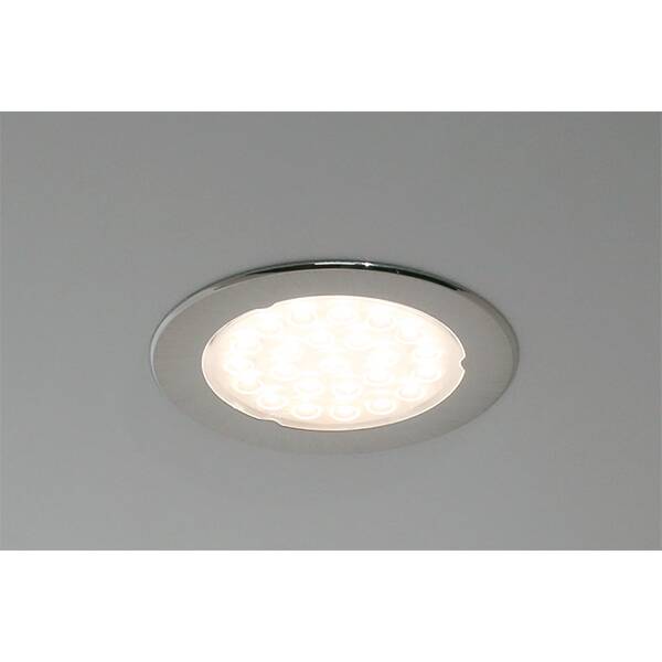 Светодиодный светильник (LED) Метрис/Metris V12, 1,6W/12V, 4000-4500K, отделка никель шлифованный глянец
