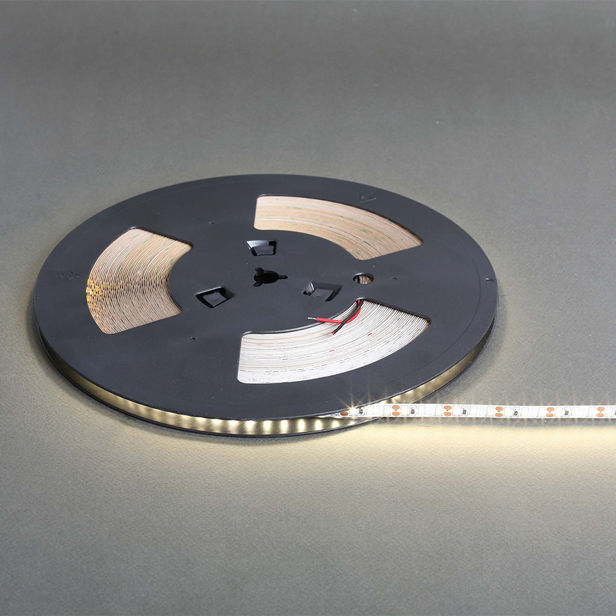 Лента светодиодная SMD2835, 120 LED/м, 12Вт/м, 12В, 960-1080Лм./м. IP 20, 4000-4500К (нейтральный), катушка 30м, ширина ленты 8мм