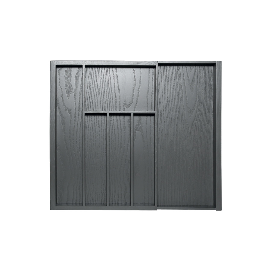 Легно флекс/Legno flex Емкость для столовых приборов в базу 450-600 (355-505x472), отделка орион серый