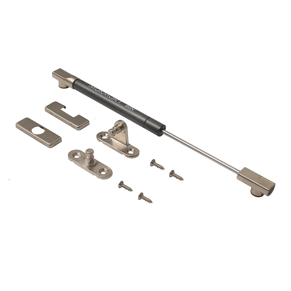 Подъёмник газовый МАКМАРТ/MAKMART Slim 80N (в комплекте с 2 креплениями), отделка антрацит